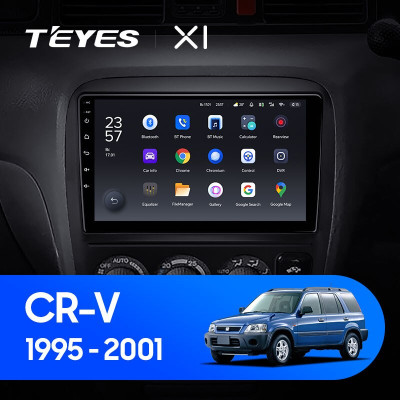 Штатная магнитола TEYES X1 9.0" 2 Gb для Honda CR-V 1995-2001
