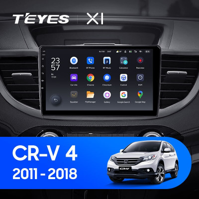 Штатная магнитола TEYES X1 10.2" 2 Gb для Honda CR-V 2011-2015 A
