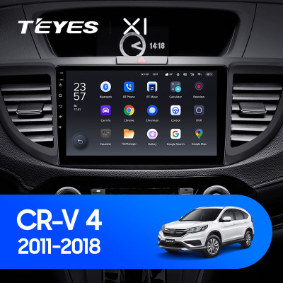 Штатная магнитола TEYES X1 9.0" 2 Gb для Honda CR-V 2011-2018 C