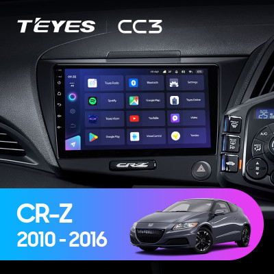 Штатная магнитола TEYES CC3 9.0" 3 Gb для Honda CR-Z 2010-2016 B
