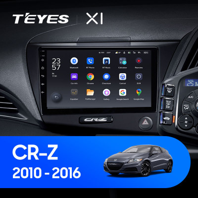 Штатная магнитола TEYES X1 9.0" 2 Gb для Honda CR-Z 2010-2016 A