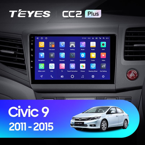 Штатная магнитола TEYES CC2 Plus 9.0
