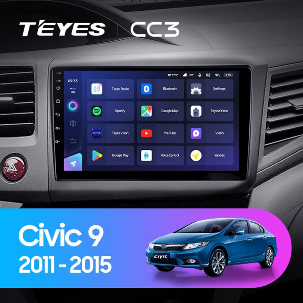 Штатная магнитола TEYES CC3 9.0
