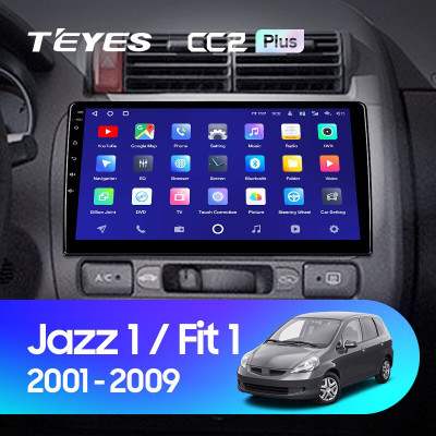 Штатная магнитола TEYES CC2 Plus 9.0" 6 Gb для Honda Fit 2001-2009