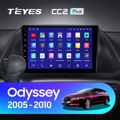 Штатная магнитола TEYES CC2 Plus 9.0" 6 Gb для Honda Odyssey 2005-2010
