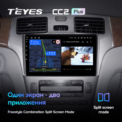 Штатная магнитола TEYES CC2 Plus 9.0" 4 Gb для Lexus ES 2001-2006 A