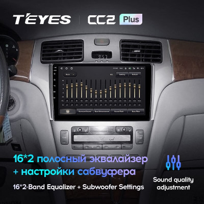 Штатная магнитола TEYES CC2 Plus 9.0" 6 Gb для Lexus ES 2001-2006 B