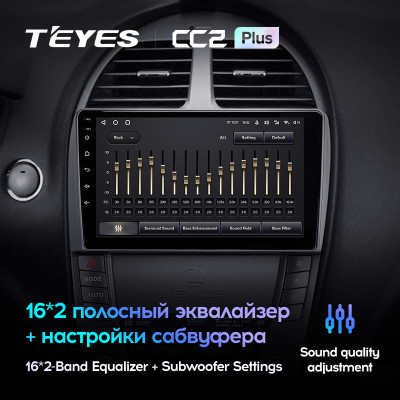 Штатная магнитола TEYES CC2 Plus 9.0" 3 Gb для Lexus ES 2006-2012 B