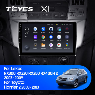 Штатная магнитола TEYES X1 9.0" 2 Gb для Lexus Harrier 2003-2009 A