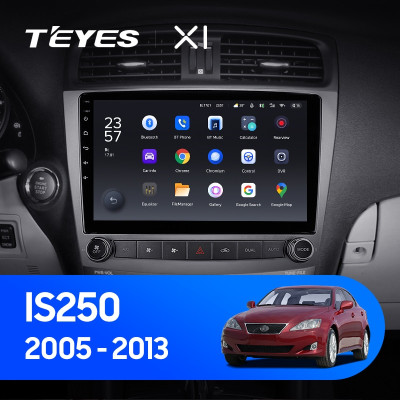 Штатная магнитола TEYES X1 10.2" 2 Gb для Lexus IS 2005-2013 A