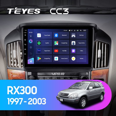 Штатная магнитола TEYES CC3 9.0" 3 Gb для Lexus RX 1997-2003