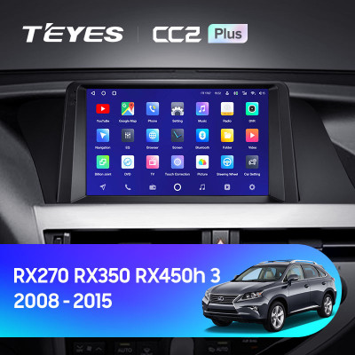 Штатная магнитола TEYES CC2 Plus 9.0" 6 Gb для Lexus RX 2008-2015 B