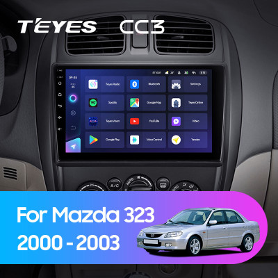 Штатная магнитола TEYES CC3 9.0" 4 Gb для Mazda 323 2000-2003 B