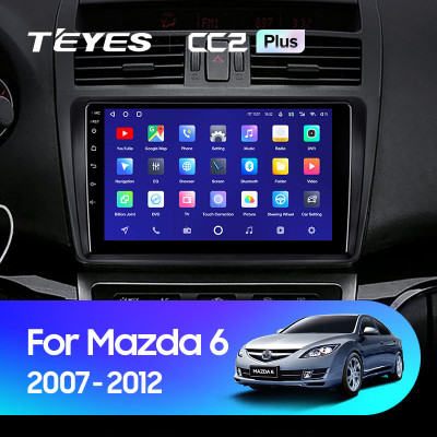 Штатная магнитола TEYES CC2 Plus 9.0" 6 Gb для Mazda Atenza 2007-2012