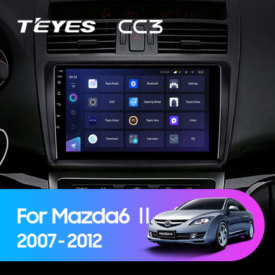 Штатная магнитола TEYES CC3 9.0" 4 Gb для Mazda Atenza 2007-2012