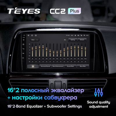 Штатная магнитола TEYES CC2 Plus 9.0" 3 Gb для Mazda Atenza 2012-2017 A