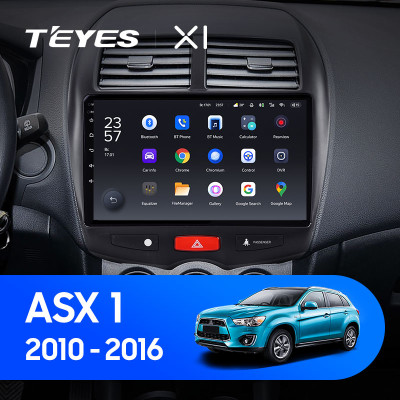 Штатная магнитола TEYES X1 10.2" 2 Gb для Mitsubishi ASX 2010-2016 A