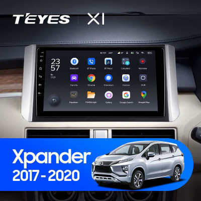 Штатная магнитола TEYES X1 10.2" 2 Gb для Mitsubishi XPANDER 2017-2020 B