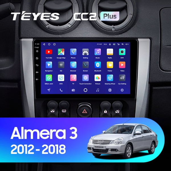 Штатная магнитола TEYES CC2 Plus 9.0