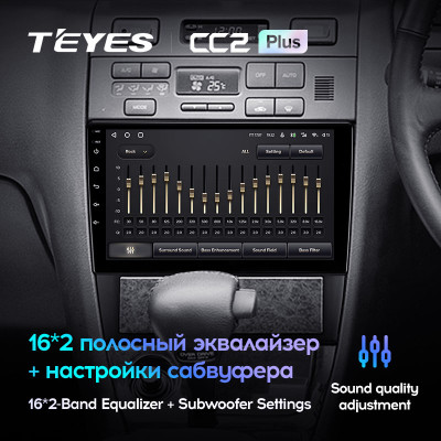 Штатная магнитола TEYES CC2 Plus 9.0" 4 Gb для Nissan Cefiro 1994-2000