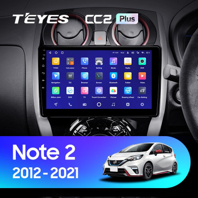 Штатная магнитола TEYES CC2 Plus 10.2" 6 Gb для Nissan Note 2012-2021