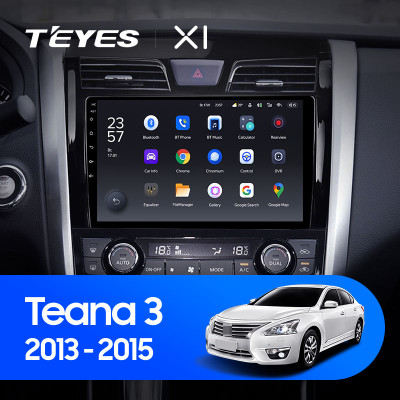 Штатная магнитола TEYES X1 10.2" 2 Gb для Nissan Teana 2013-2015 B