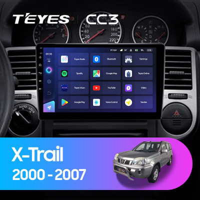 Штатная магнитола TEYES CC3 9.0" 6 Gb для Nissan X-Trail 2001-2004 A
