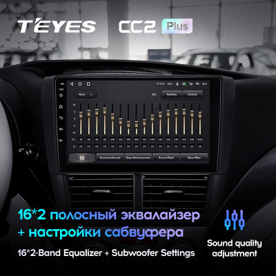Штатная магнитола TEYES CC2 Plus 9.0" 6 Gb для Subaru Forester 2007-2013