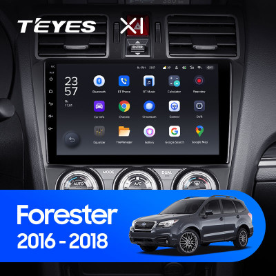 Штатная магнитола TEYES X1 9.0" 2 Gb для Subaru Forester 2015-2018 A