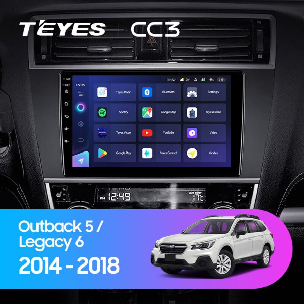 Штатная магнитола TEYES CC3 9.0