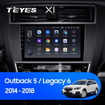 Штатная магнитола TEYES X1 9.0" 2 Gb для Subaru Outback 2014-2018 B