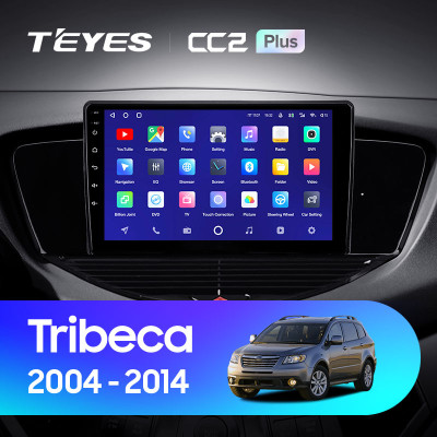 Штатная магнитола TEYES CC2 Plus 9.0" 4 Gb для Subaru Tribeca 2004-2014