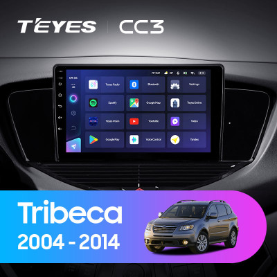 Штатная магнитола TEYES CC3 9.0" 6 Gb для Subaru Tribeca 2004-2014