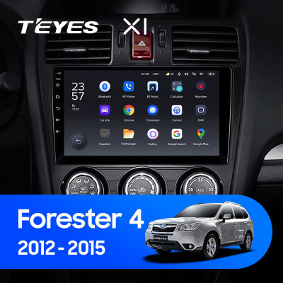 Штатная магнитола TEYES X1 9.0" 2 Gb для Subaru XV 2012-2015 A