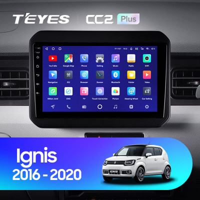 Штатная магнитола TEYES CC2 Plus 9.0" 3 Gb для Suzuki Ignis 2016-2020 A