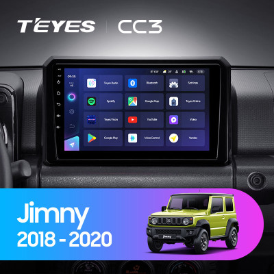 Штатная магнитола TEYES CC3 9.0" 6 Gb для Suzuki Jimny 2018-2020