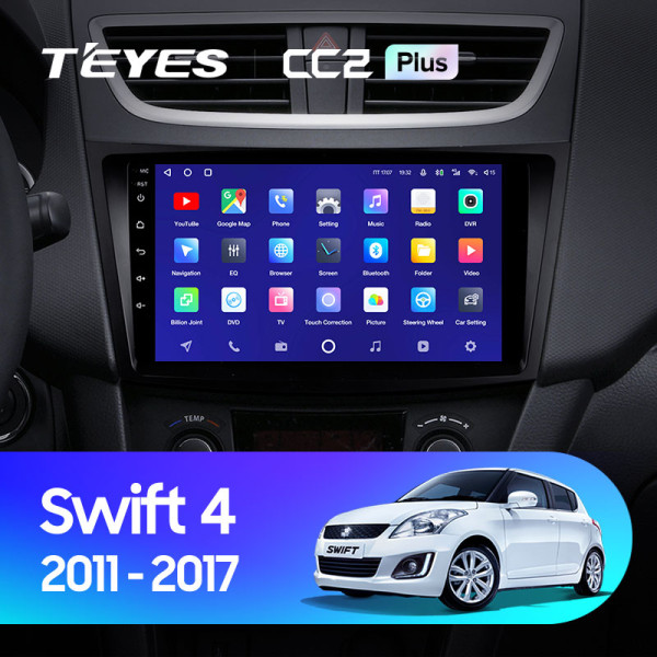 Штатная магнитола TEYES CC2 Plus 9.0
