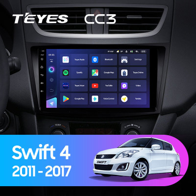 Штатная магнитола TEYES CC3 9.0" 6 Gb для Suzuki Swift 2011-2017 A