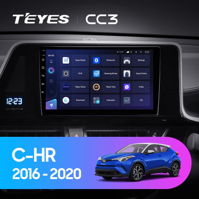 Штатная магнитола TEYES CC3 9.0" 4 Gb для Toyota C-HR 2016-2020 B