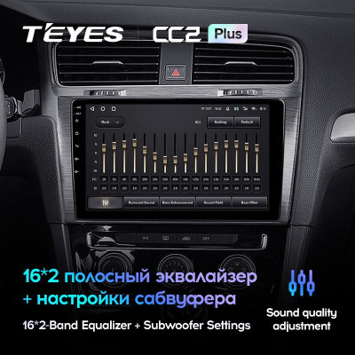 Штатная магнитола TEYES CC2 Plus 9.0" 3 Gb для Toyota Caldina 2002-2007