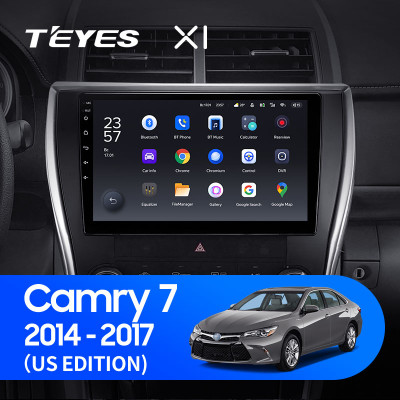 Штатная магнитола TEYES X1 10.2" 2 Gb для Toyota Camry 2014-2017 A