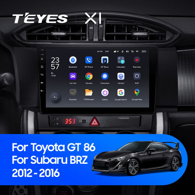 Штатная магнитола TEYES X1 9.0" 2 Gb для Toyota GT 86 2012-2016