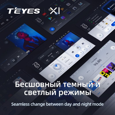 Штатная магнитола TEYES X1 9.0" 2 Gb для Toyota Hiace 2019-2022