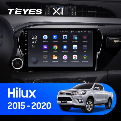 Штатная магнитола TEYES X1 10.2" 2 Gb для Toyota Hilux 2015-2020 A