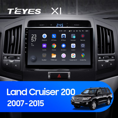 Штатная магнитола TEYES X1 10.2" 2 Gb для Toyota Land Cruiser 2007-2015 B