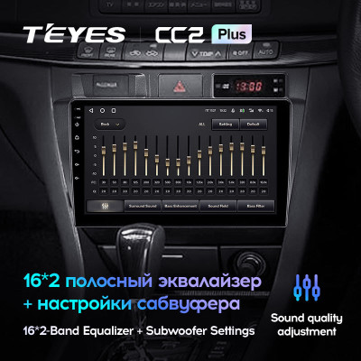 Штатная магнитола TEYES CC2 Plus 9.0" 3 Gb для Toyota Mark II 2000-2007