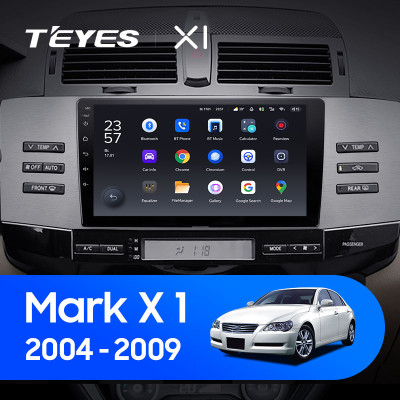 Штатная магнитола TEYES X1 9.0" 2 Gb для Toyota Mark X 2004-2009 B