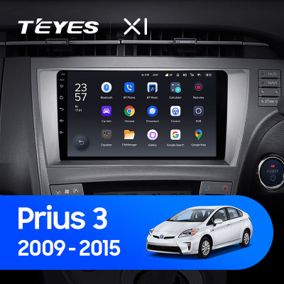 Штатная магнитола TEYES X1 9.0" 2 Gb для Toyota Prius 2009-2015 A