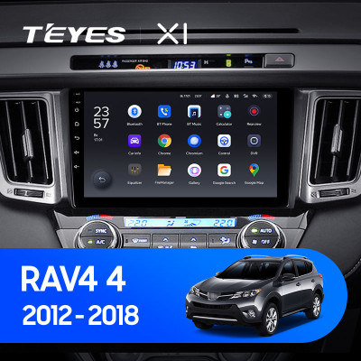 Штатная магнитола TEYES X1 9.0" 2 Gb для Toyota RAV4 2012-2018 B
