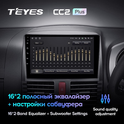 Штатная магнитола TEYES CC2 Plus 9.0" 3 Gb для Toyota Rush 2006-2016